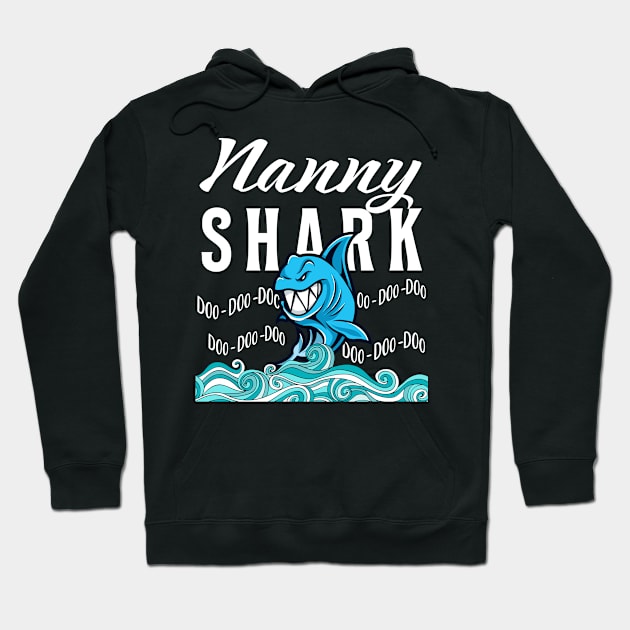 Nanny Gifts - Shark Hoodie by StudioElla